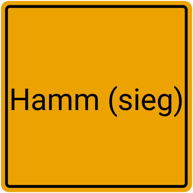 Meldebestätigung Hamm (Sieg)